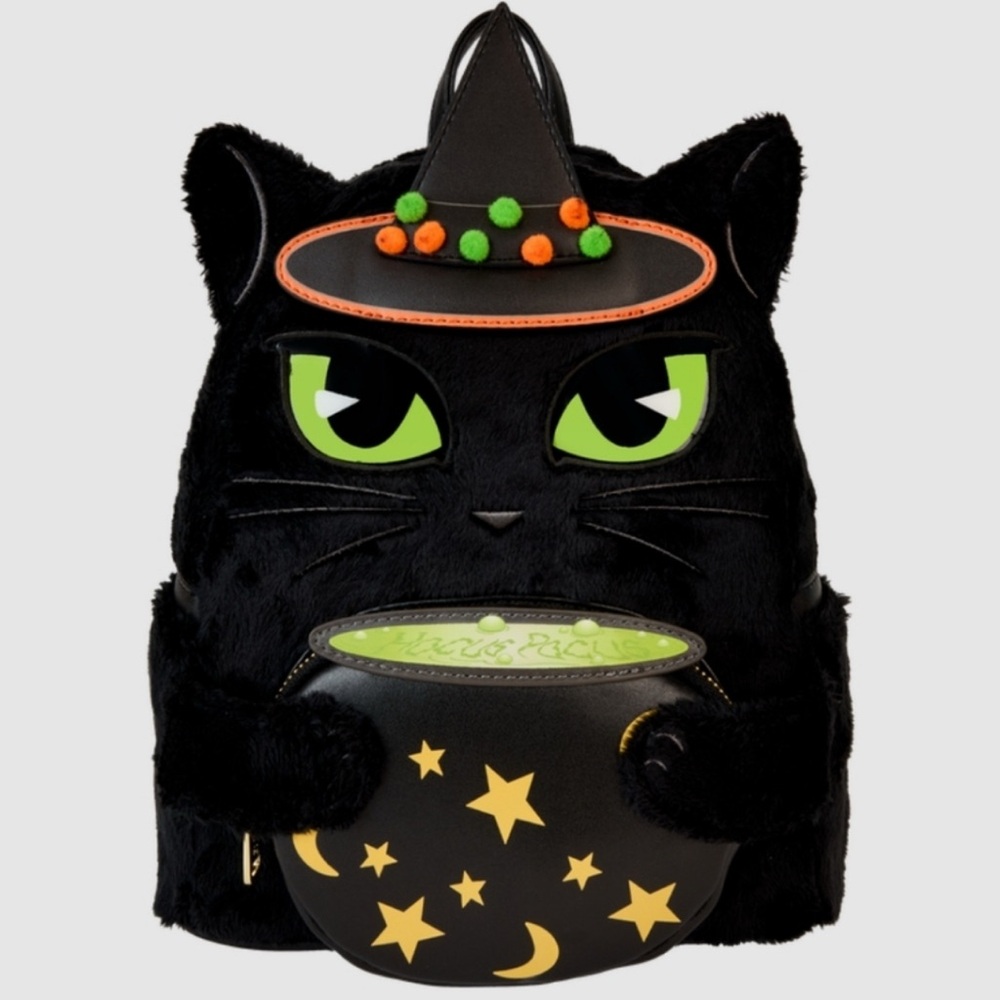 Loungefly Hocus Pocus Exclusive Binx Costume Light Up Glow Mini Backpack